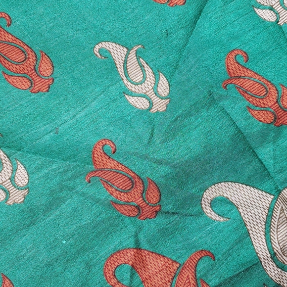 Darn Good Yarn Sari Silk Wrap Skirt Tea Goddess - Picture 13 of 16